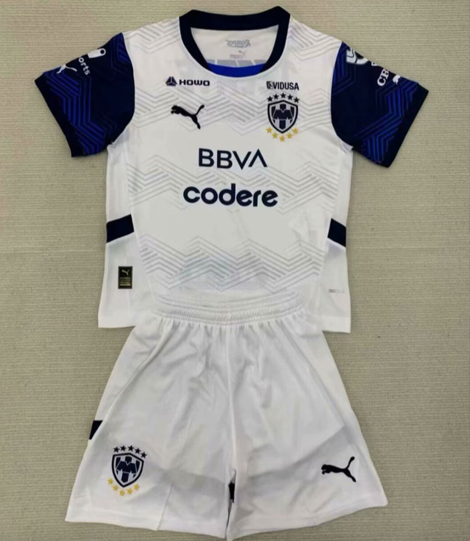 2024/25 Monterrey Away Short Sleeve Kids' Jersey