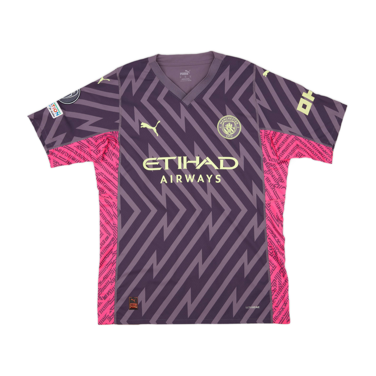 2023-24 Manchester City FC Goalkeeper Kit Lilac