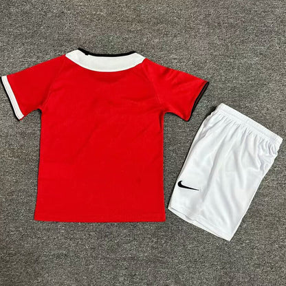 2004/06 Manchester United Home Short Sleeve Retro Kids Jersey
