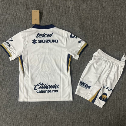 2025/26 Pumas UNAM Home Short Sleeve Jersey for Kids