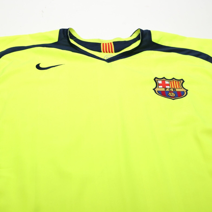 2005-06 FC Barcelona Away Long Sleeve Kit
