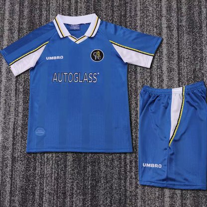 1997/99 Chelsea Home Short Sleeve Retro Kids Jersey