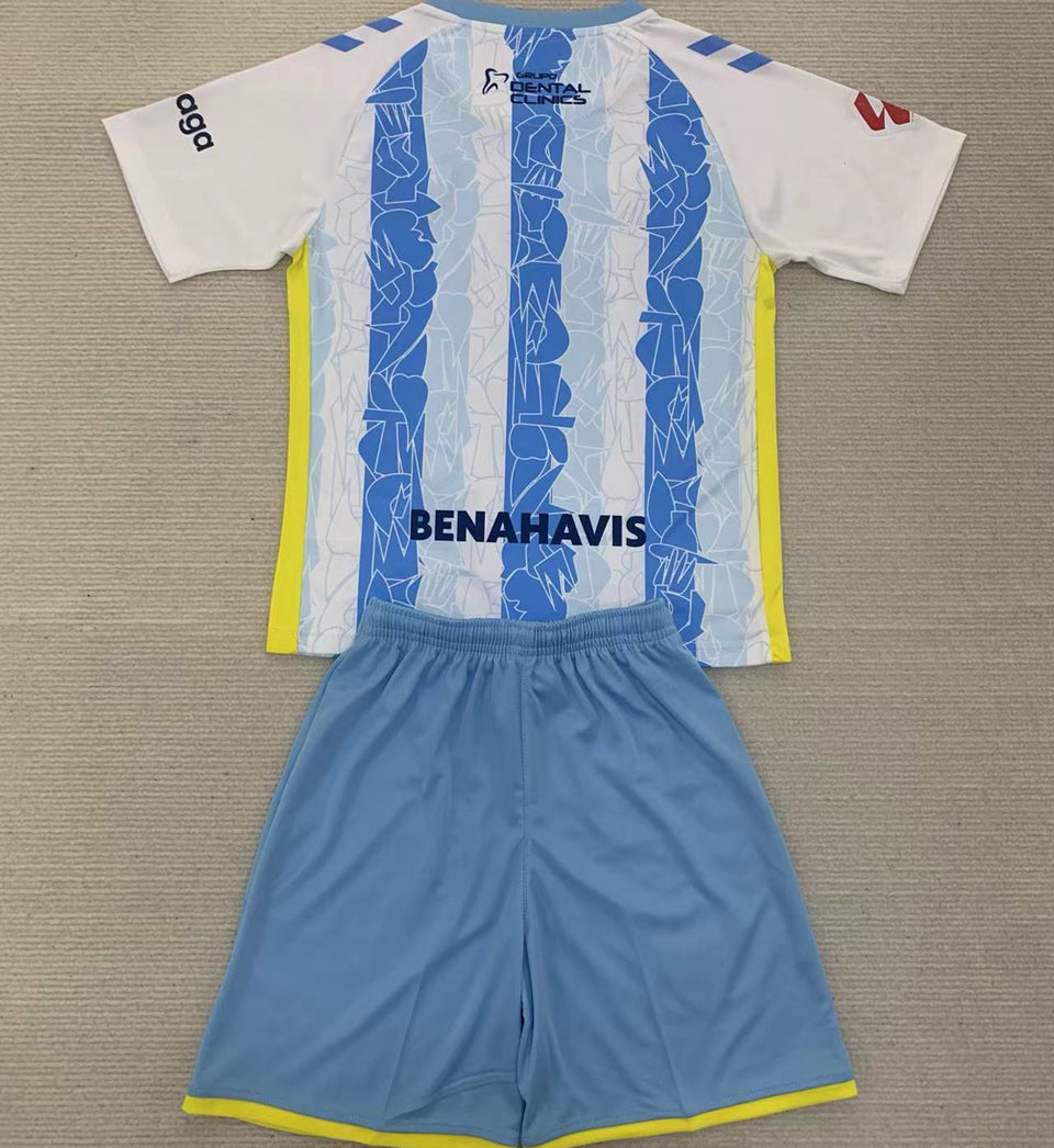 2024/25 Malaga Home Short Sleeve Jersey for Kids