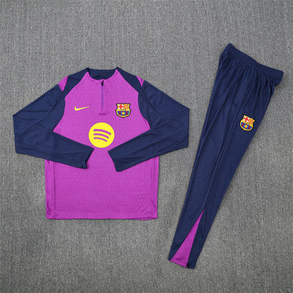 2025/2026 Barcelona Purple and Blue Tracksuit