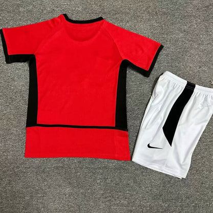 2002/04 Manchester United Home Short Sleeve Retro Kids Jersey