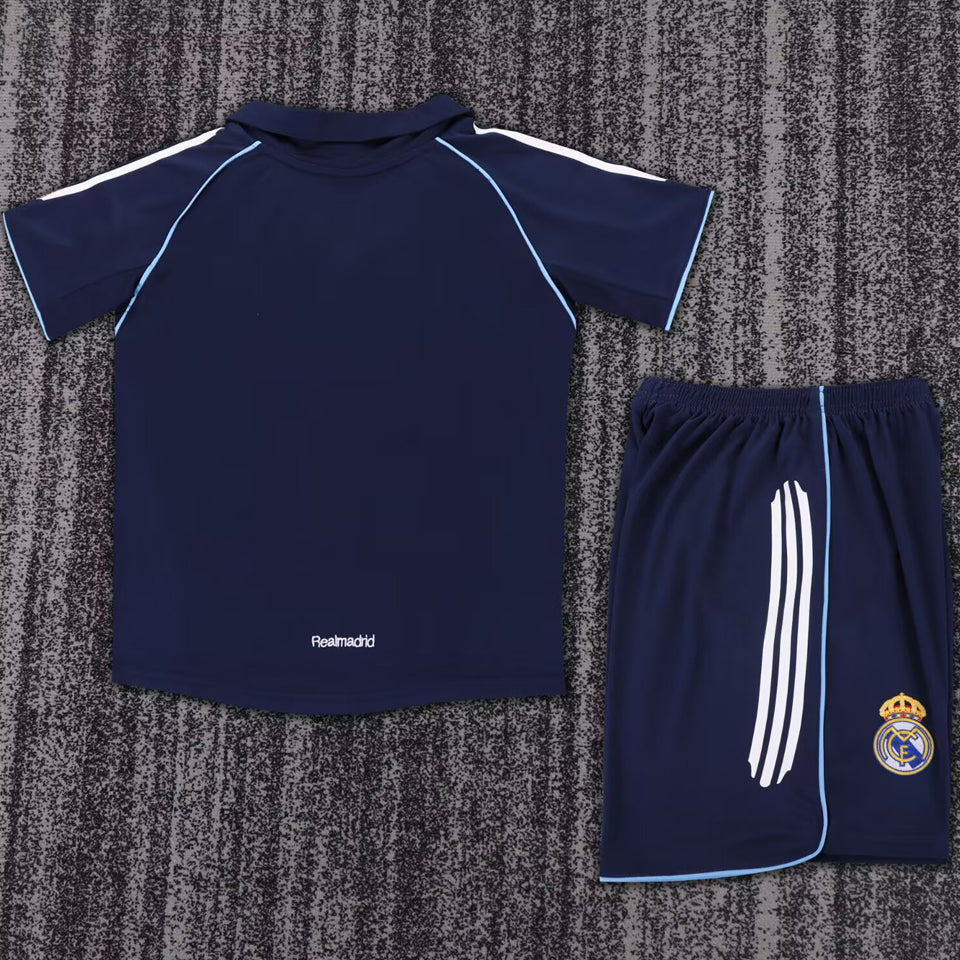 2005/06 Real Madrid Away Short Sleeve Retro Kids Jersey