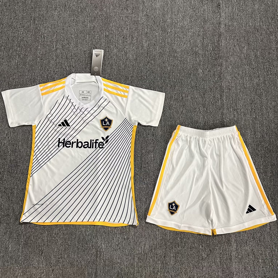 2024/25 LA Galaxy Home Short Sleeve Jersey for Kids