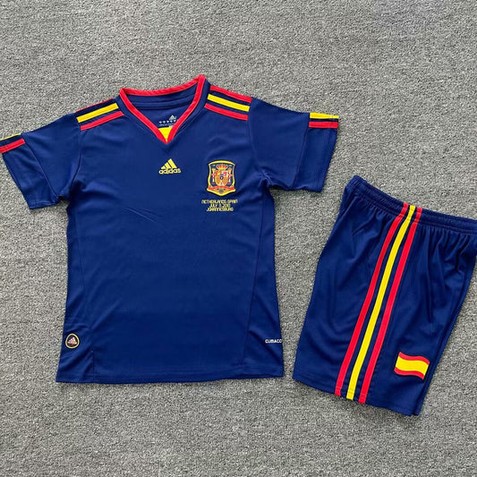 2010 Spain Away Kids National Team Retro