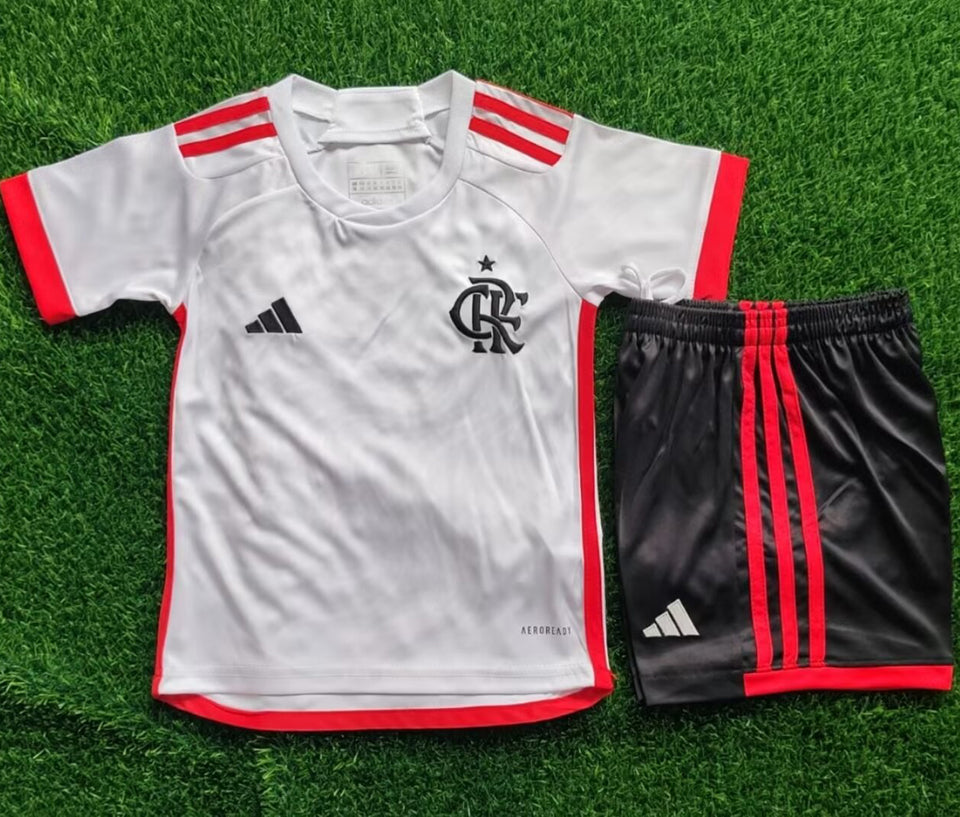 2024/25 Flamengo Away Short Sleeve Kids' Jersey