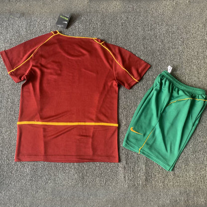 2002 Portugal Home Children's National Team Retro