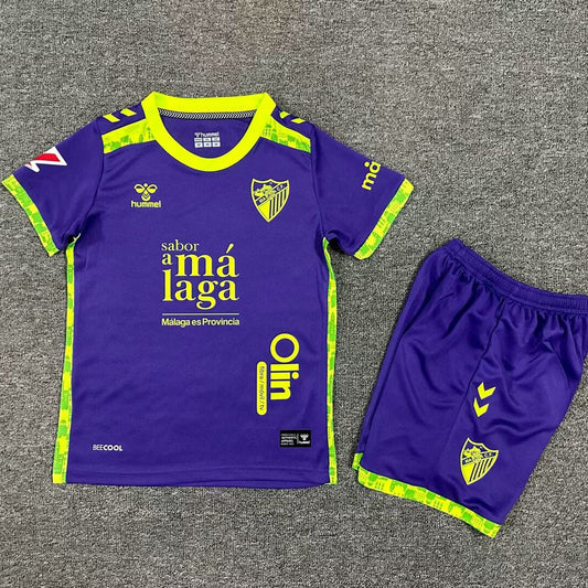 2024/25 Malaga Away Short Sleeve Kids' Jersey