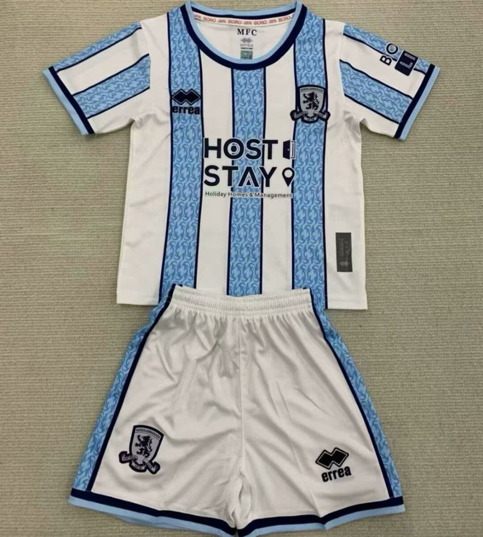 2024/25 Middlesbrough Away Short Sleeve Kids' Jersey