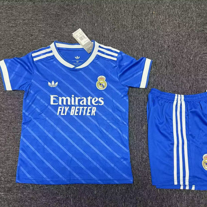 2025/26 Real Madrid Third Short Sleeve Kids' Jersey
