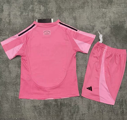2025/26 Inter Miami Home Short Sleeve Jersey for Kids
