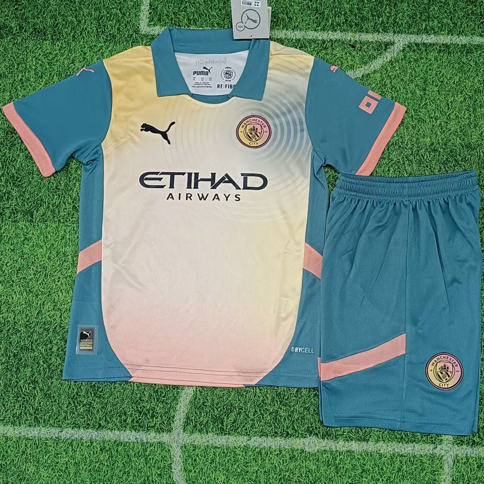 2024/25 Manchester City Special Short Sleeve Kids' Jersey