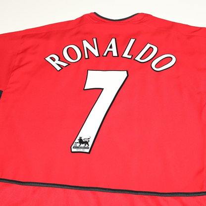 2002-04 Manchester United FC Home Long Sleeve Kit