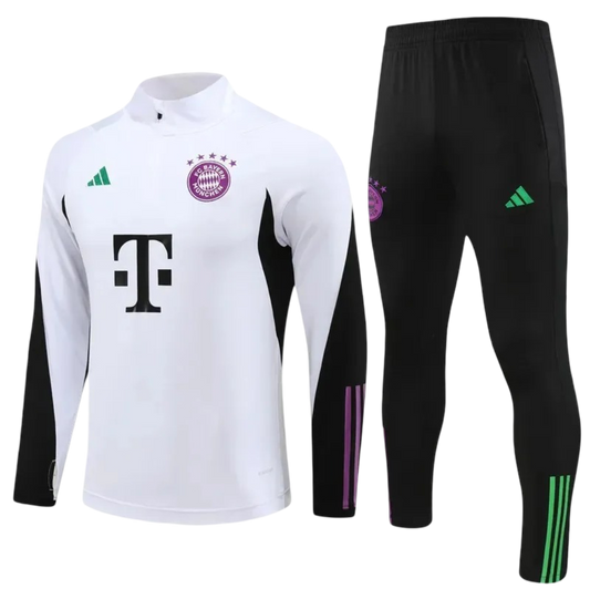 Bayern Munchen White Tracksuit