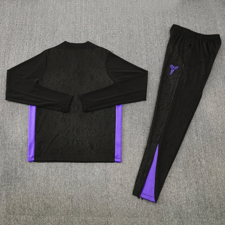 Barcelona Black & Purple KIDS Tracksuit