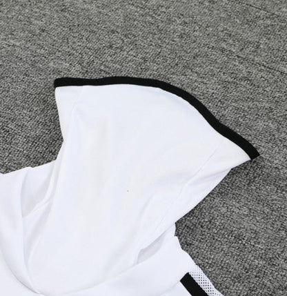 Real Madrid White and Black Tracksuit