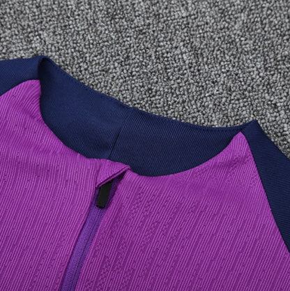 2025/2026 Barcelona Purple and Blue Tracksuit