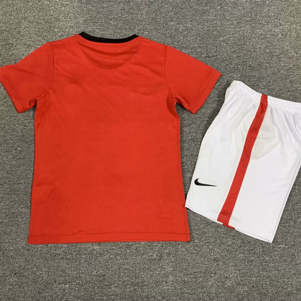 2009/10 Manchester United Home Short Sleeve Retro Kids Jersey