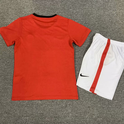 2009/10 Manchester United Home Short Sleeve Retro Kids Jersey