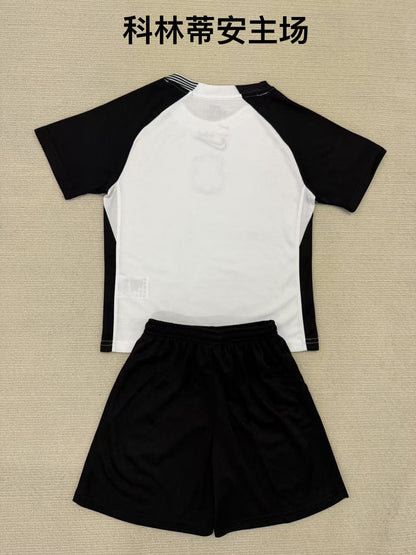 2025/26 Corinthians Home Short Sleeve Jersey for Kids