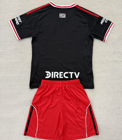 2025/26 River Plate Away Short Sleeve Kids Jersey