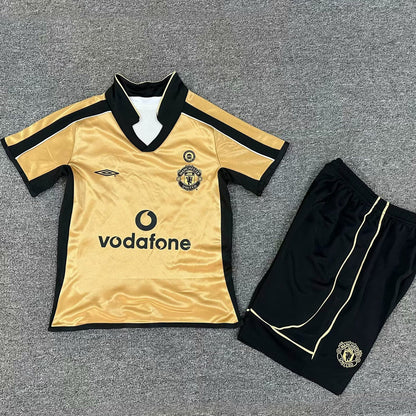 2001/02 Manchester United Special Short Sleeve Retro Kids Jersey