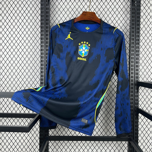 2026 Brazil Away Kit Long Sleeve