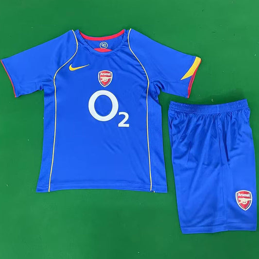 2004/05 Arsenal Away Short Sleeve Retro Kids Jersey
