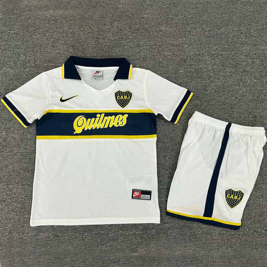 1996/97 Boca Juniors Away Short Sleeve Retro Jersey