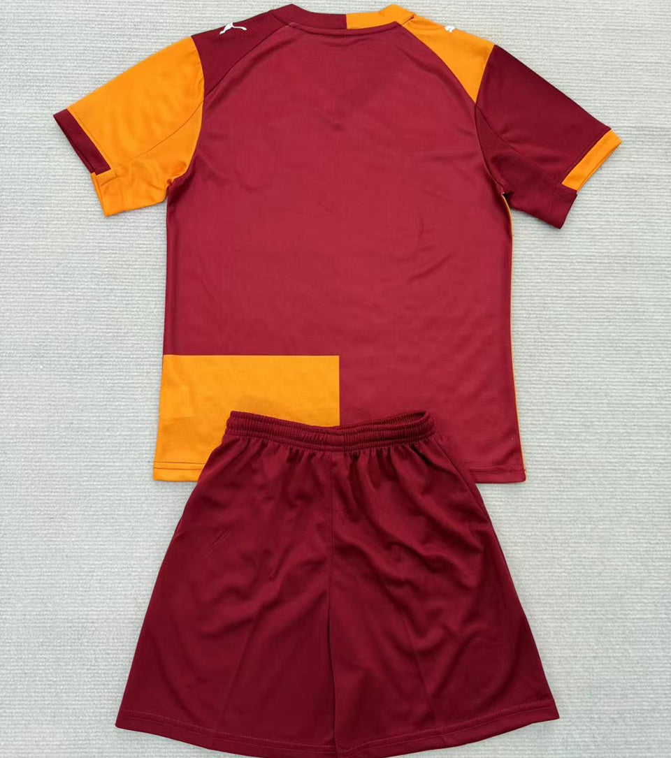 2025/26 Galatasaray Home Short Sleeve Kids Jersey