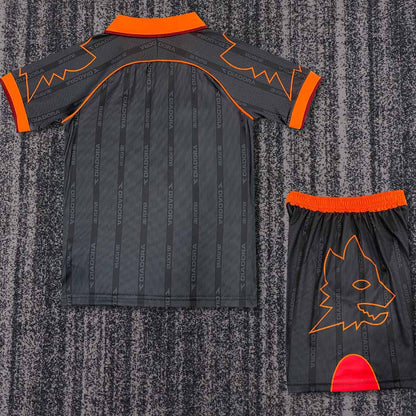 1999/2000 Roma Away Short Sleeve Retro Kids Jersey