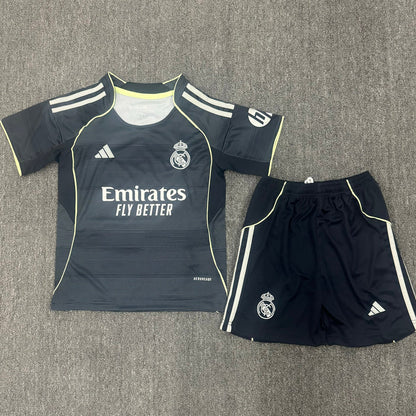 2025/26 Real Madrid Away Short Sleeve Kids' Jersey
