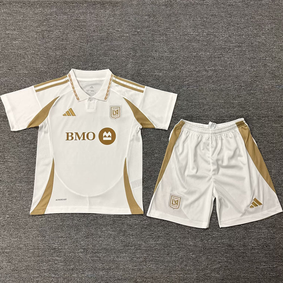 2025/26 Los Angeles Away Short Sleeve Kids' Jersey