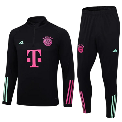 Bayern Munchen Black Tracksuit