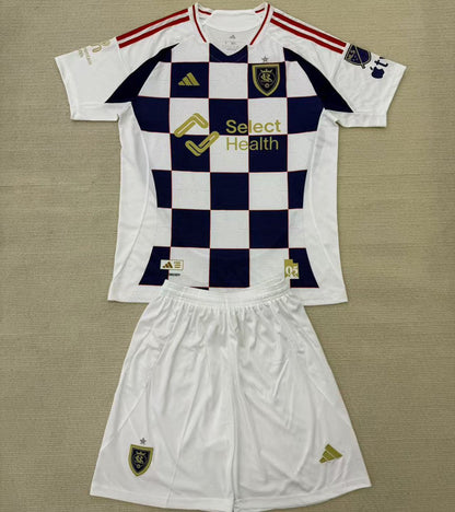 2025/26 Real Salk Lake Away Short Sleeve Kids Jersey
