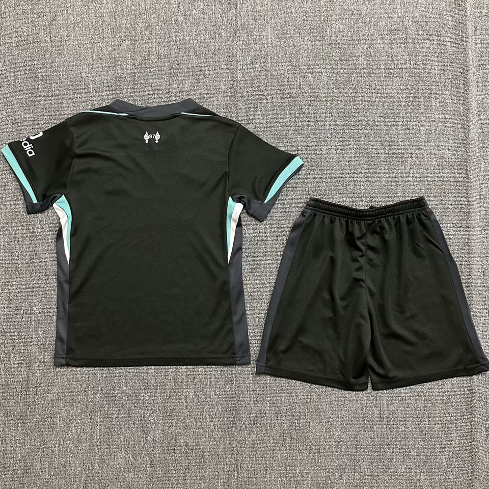 2024/25 Liverpool Away Short Sleeve Kids Jersey