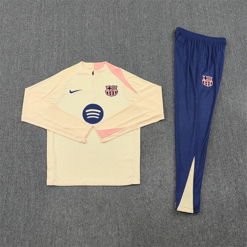 2025/2026 Barcelona Beige Tracksuit