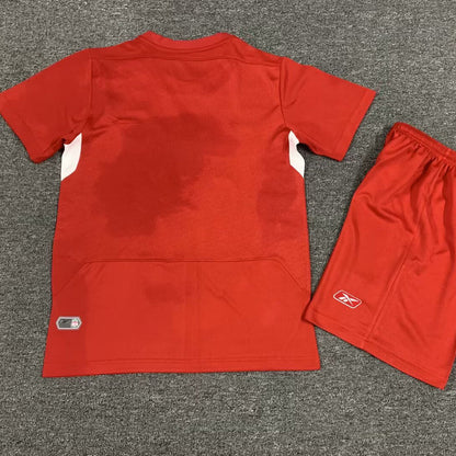 2004/05 Liverpool Home Short Sleeve Retro Kids Jersey