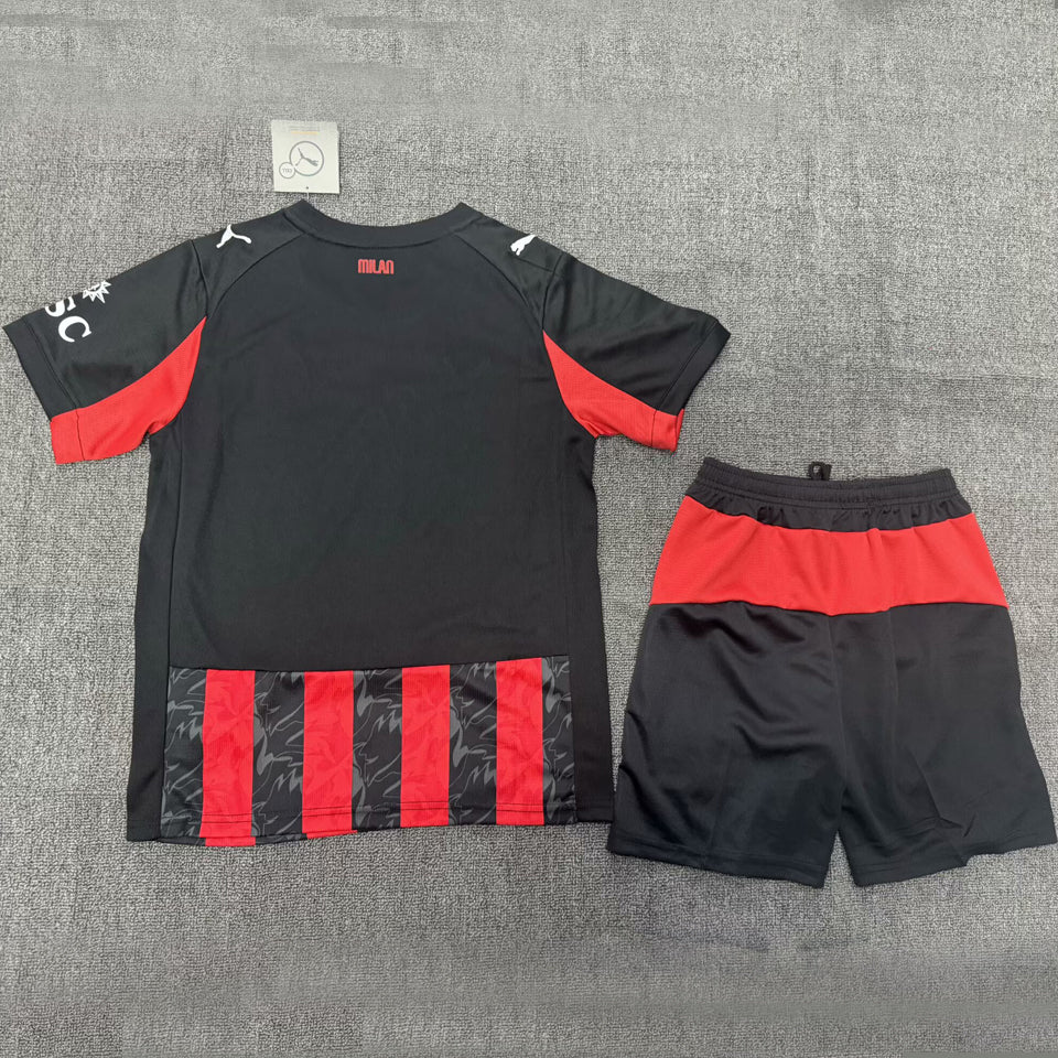 2025-26 AC Milan Home Kit Kids